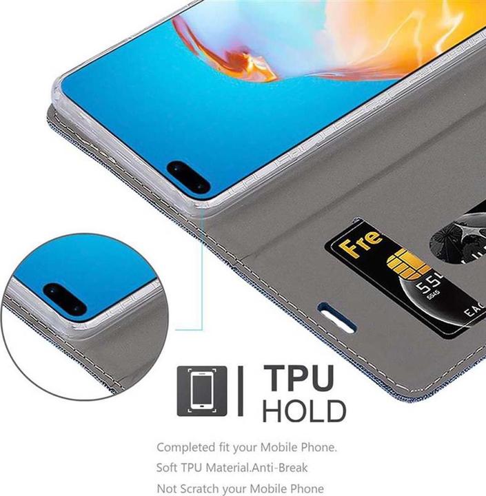 Image du produit Cadorabo Couverture look jeans Book (Huawei P40)