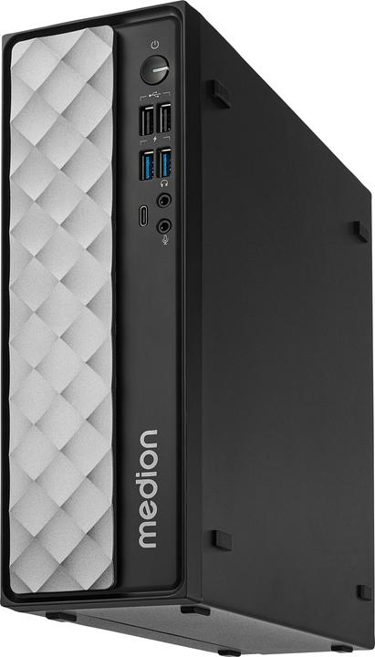 Produktbild Medion AKOYA T80 Intel® Core™ i5 i5-12450H DDR4-SDRAM SSD Windows 11 Home Mini PC Black (Intel Core i5-12450H, 16 GB, 512 GB)
