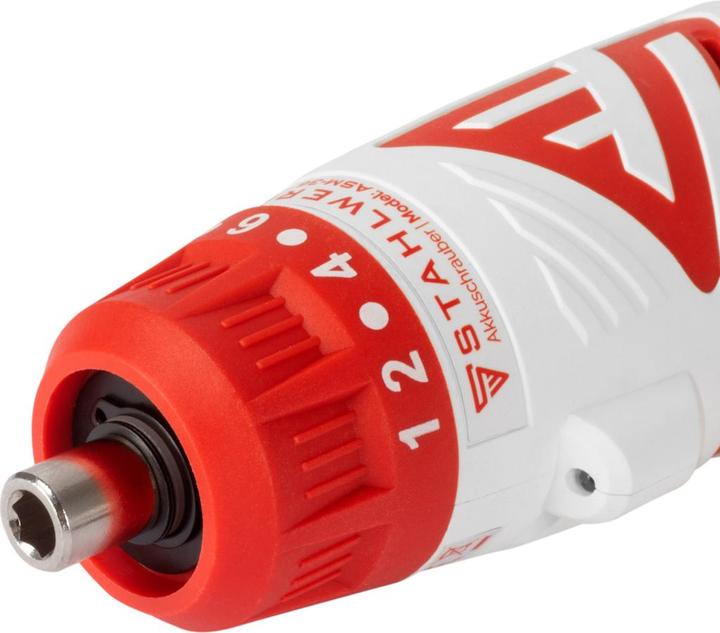 Produktbild Stahlwerk Akkuschrauber ASM-36 FC Köln Edition kompakter 3,6 V Stabschrauber (Stromversorgung über USB)