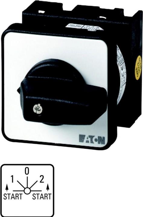 Image du produit Eaton Interrupteur à bouton-poussoir, T0, 20 A, à encastrer, 2 11700