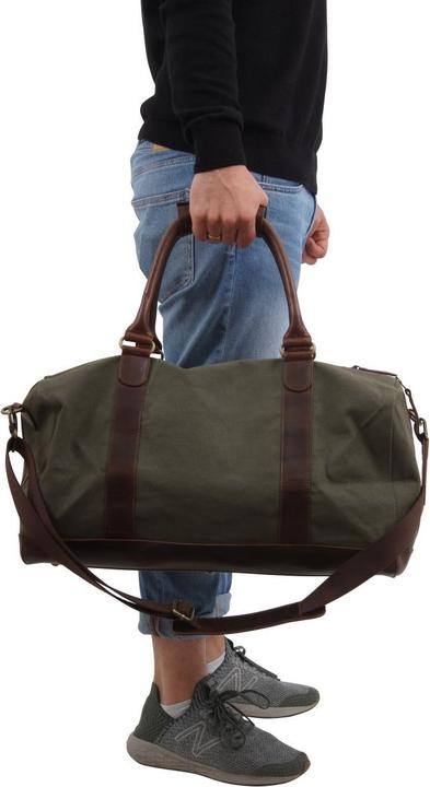 Image du produit Buckle & Seam Weekender Willow Canvas Vert/Bleu (37 l)