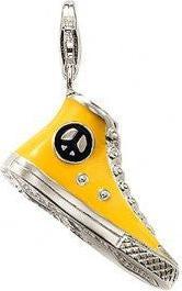 Produktbild Hermex Converse Charm Anhänger Silber - Silbrig Gelb (925er Silber)