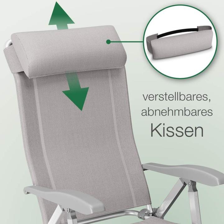 Actual product image Aktivshop Folding chair active camping with leg rest