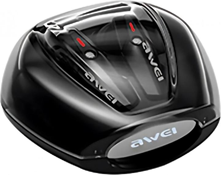 Produktbild Awei słuchawki Bluetooth 5.3 T25 TWS + stacja dokująca czarny/black