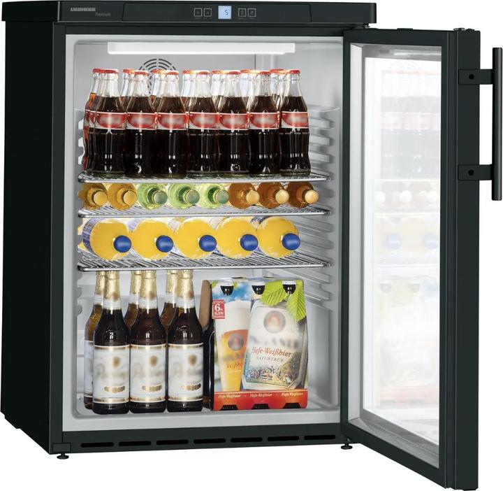 Actual product image Liebherr Recirculating Air Fridge FKUV 1613 744 Black (148 l)