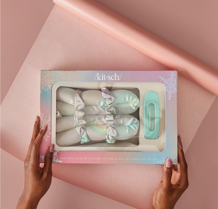 Produktbild Kitsch Satin Set Mit Flachem Krallen