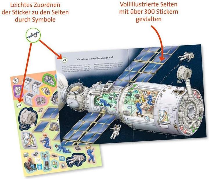 Produktbild Ravensburger Wieso? Weshalb? Warum? Stickerheft: Weltraum