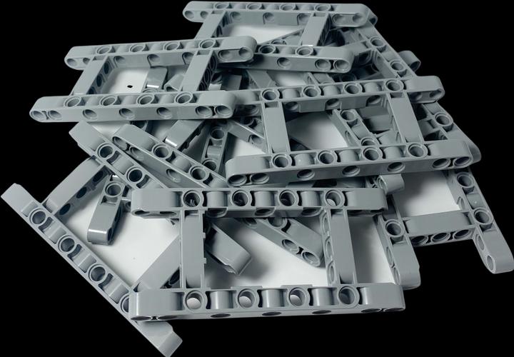 Produktbild LEGO Technic 5x11 Liftarm Hellgrau - 64178 - NEU! Menge 1x (64178)