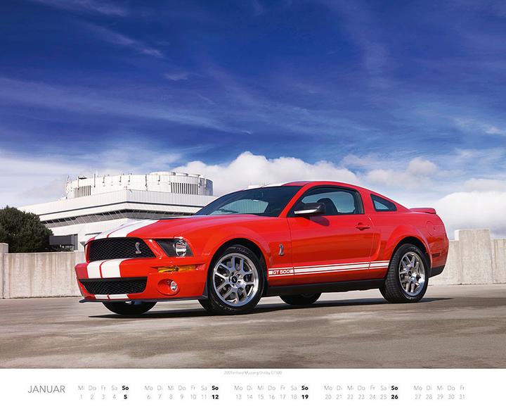 Actual product image Ford Mustang Calendar 2025 (German)