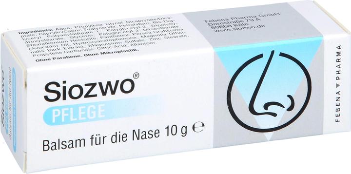 Produktbild Pharma Siozwo Pflegebalsam für die Nase, 10 g Creme (1 Stück)