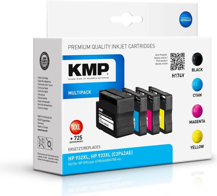 Image du produit KMP H174V (M, Y, CF, C)