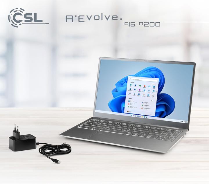 Produktbild CSL Notebook R'Evolve C15 v3 16GB 500GB Windows 11 Home (15.60", 16 GB, 500 GB, DE)
