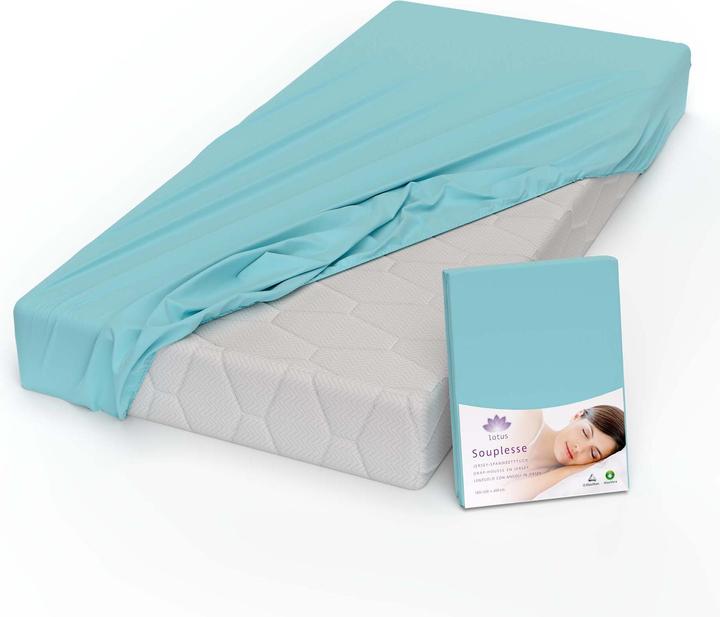 Produktbild Lotus Bettwaren Jersey Fixleintuch Souplesse (120 x 200 cm)