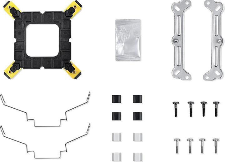 Actual product image Jonsbo CR-1000 EVO CPU cooler, RGB - white (154 mm)