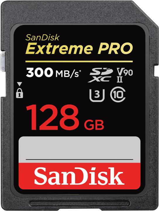 Produktbild SanDisk Extreme Pro (128 GB, SDXC, U3, UHS-II)