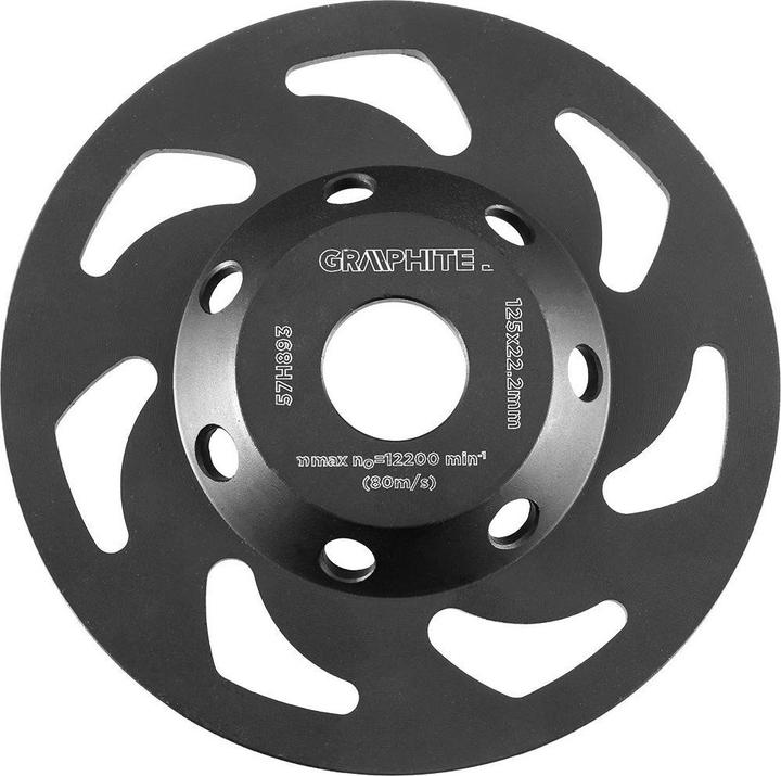 Actual product image Graphite diamond wheel (125 x 22.2 x 5 mm diamond grinding wheel, L segment)
