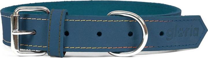 Gloria Hundehalsband Oasis 45cm Blau (45 x 1,8 cm) (Nubukleder)