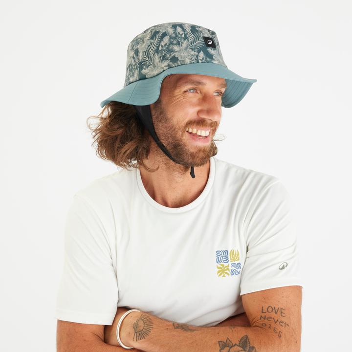 Actual product image Olaian Surf-Hut Damen/Herren 500 Florentic khaki (One size)
