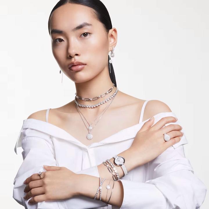 Produktbild Swarovski Dextera Armband Weiss (20 cm, Swarovski Metall)