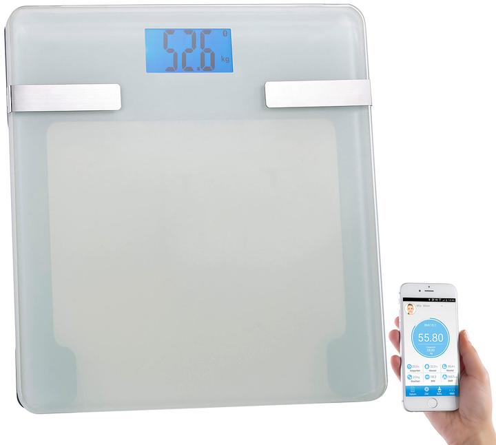 Newgen medicals Analyseur de composition corporelle 6in1 avec Bluetooth 4.0, application pour Android et iOS (180 kg)