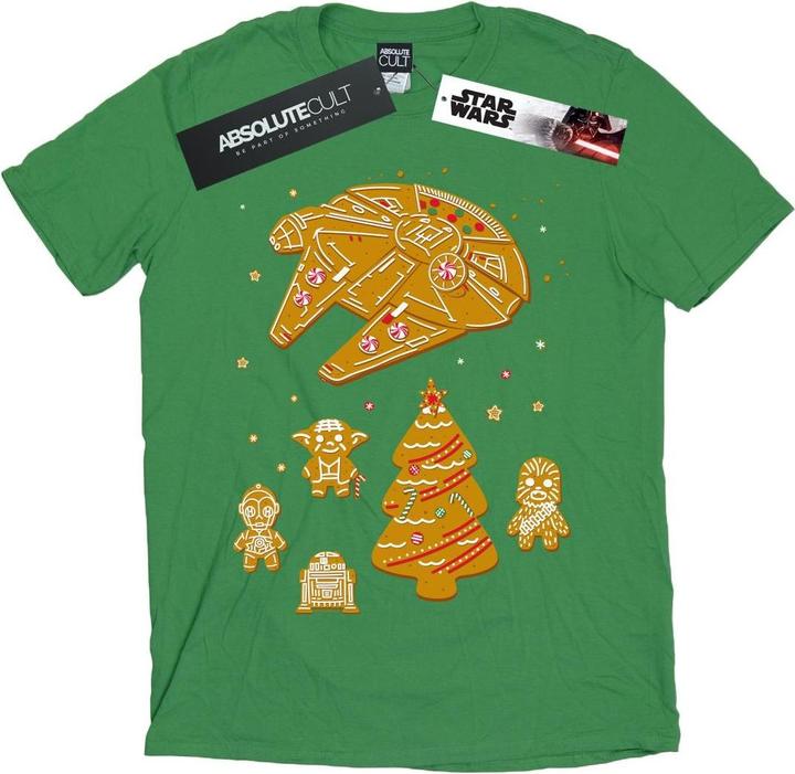 Actual product image Star Wars Mens Gingerbread Rebels T-Shirt (XL)
