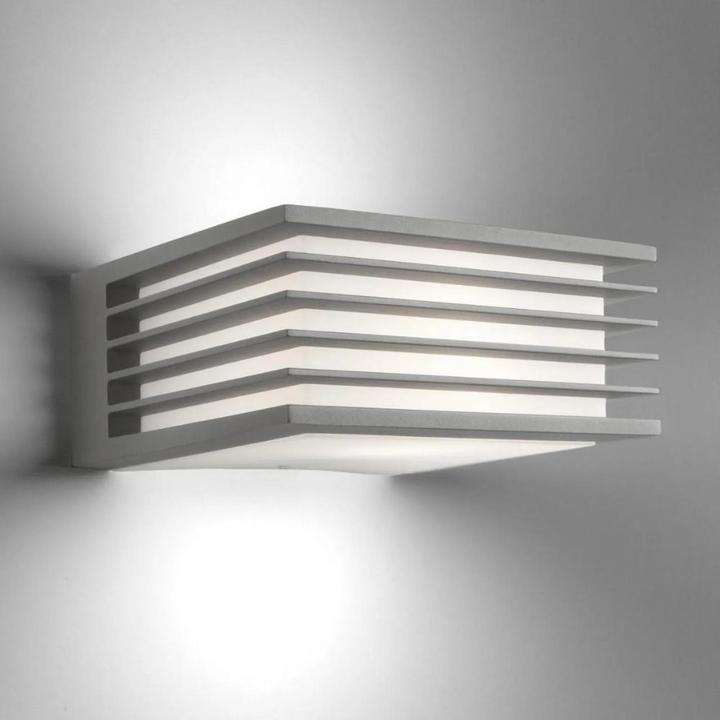 Immagine prodotto Philips myGarden ES Lampada da parete Shades 42, grigio (0 lm, E27, IP44)