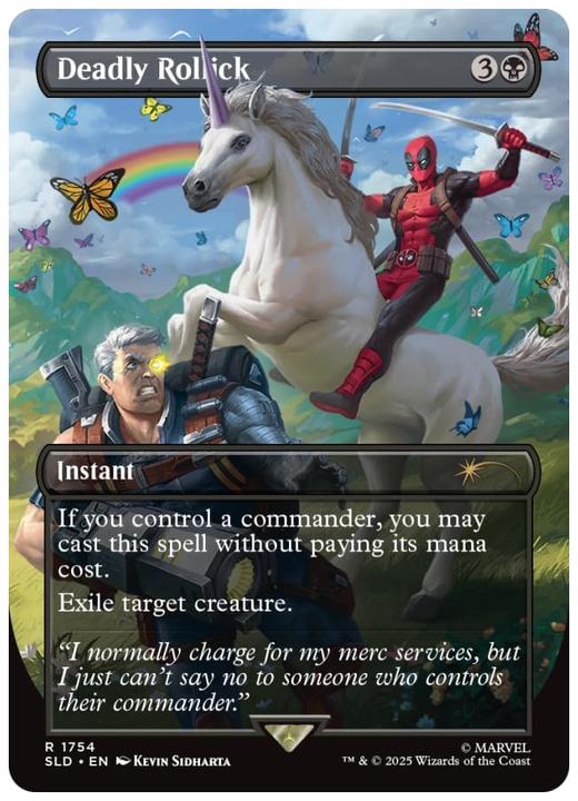 Actual product image Magic the Gathering Secret Lair x Marvel's Deadpool (English, Booster Pack)