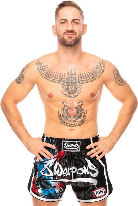 Immagine prodotto 8Weapons Pantaloncini da Muay Thai tagliati come una lama (L)