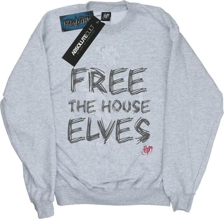 Image du produit - Sweat DOBBY FREE THE HOUSE ELVES - Fille (140, 146)