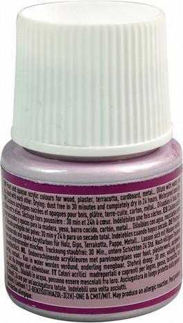 Actual product image Pebeo Deco Pearl acrylic paint (Lilacs, 45 ml)