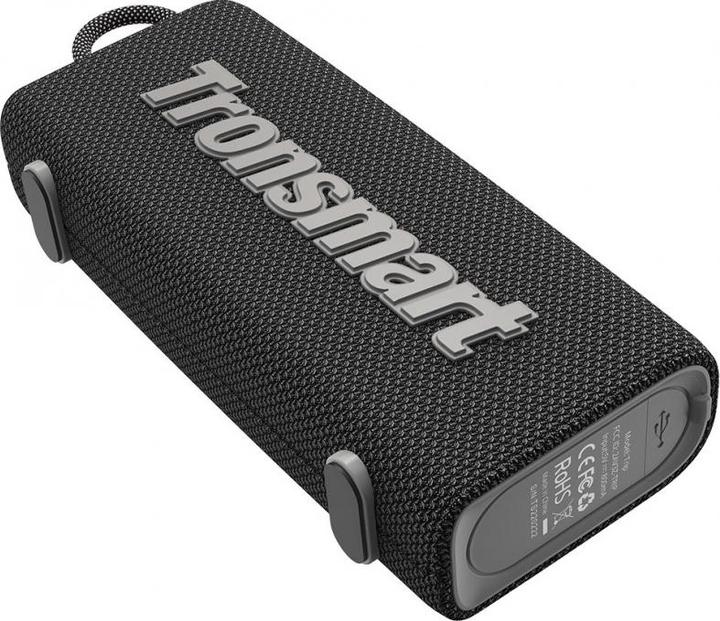 Actual product image Tronsmart Trip Wireless Bluetooth 5.3 speaker, waterproof IPX7 10W black (20 h, Rechargeable battery operated)