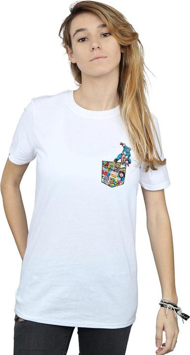 Produktbild Captain America Faux Pocket TShirt (L)