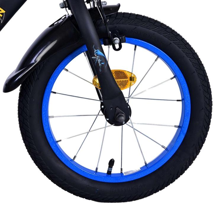 Batman 14-inch children's bike black - safety, comfort and fun for every child!