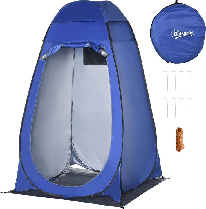 Image du produit Outsunny Tente de douche avec sac de transport (1.47 kg, 1 personne)