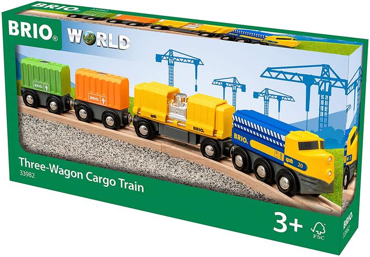 Image du produit Brio train de marchandises à trois wagons