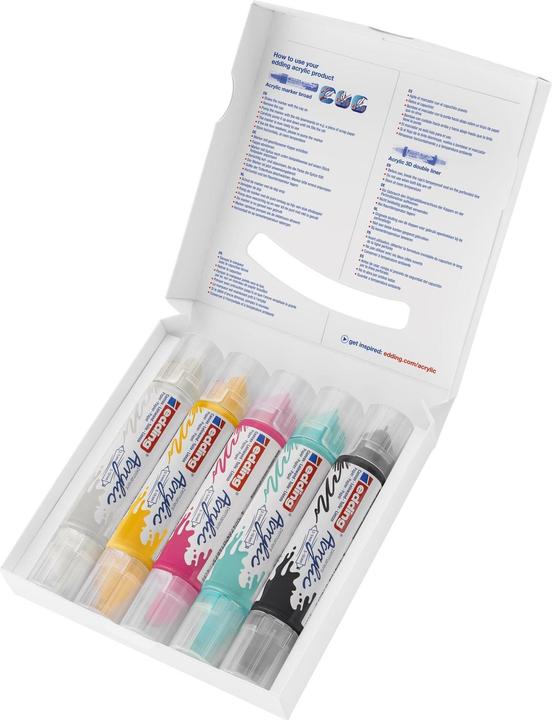 Produktbild Edding 5400 Double Liner (Mehrfarbig, 10 mm, 5 x)