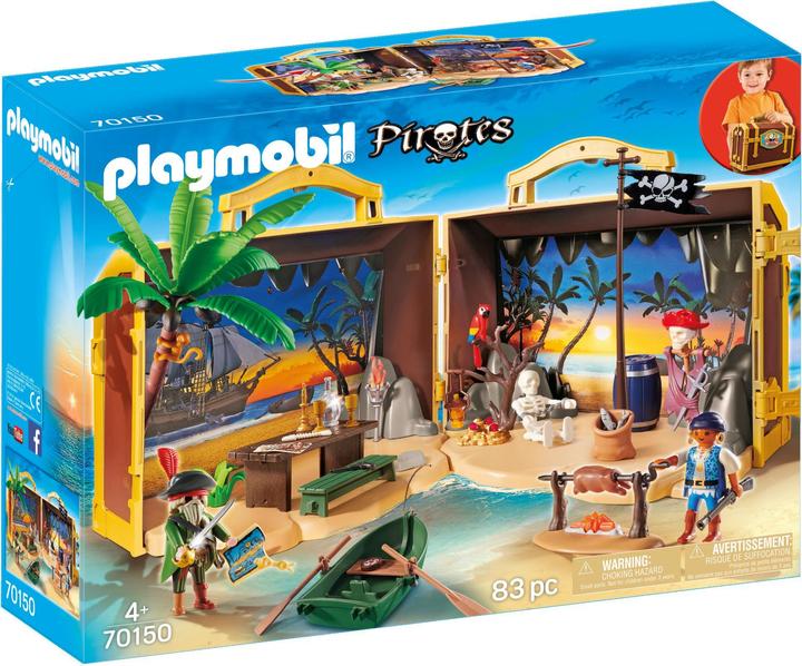 Produktbild Playmobil Mitnehm-Pirateninsel (70150, Playmobil Pirates)