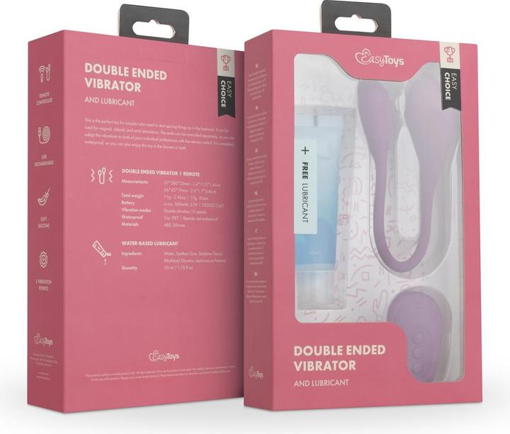 Produktbild Easytoys Easy Choiche - Double Stimulator & Lube - Gift Set