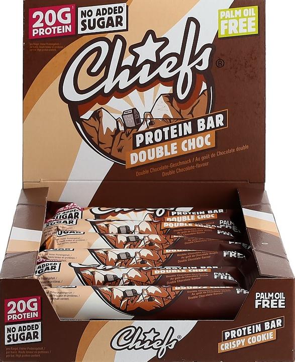 Image du produit Chiefs Barre de protéines (Chocolat, 12 pcs, 660 g)