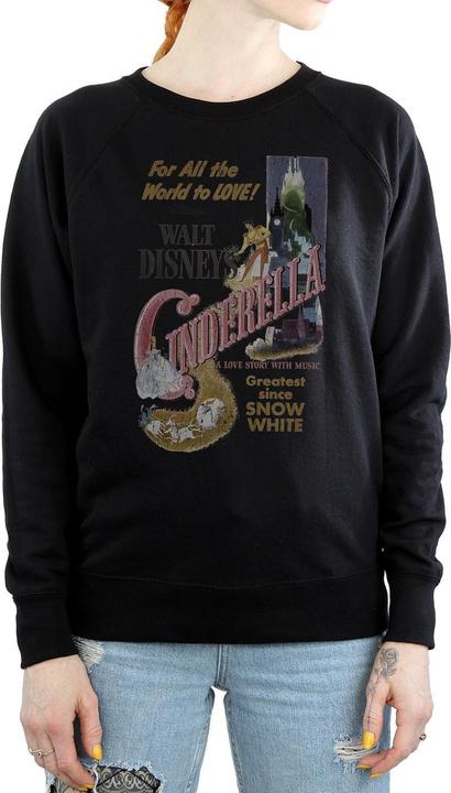 Actual product image Cinderella Womens/Ladies Poster Sweatshirt (XXL)