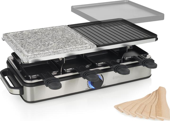 Princess Raclette 8 Stone and Grill Deluxe