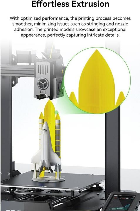 Immagine prodotto Creality Filamento PETG Hyper Green, 1,75 mm, 1 kg (PETG, 1.75 mm, 1000 g, Verde)