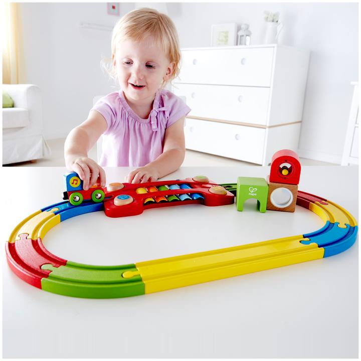 Image du produit Hape Ensemble ferroviaire des sens