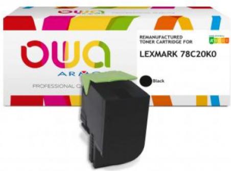 Image du produit Armor OWA OWA Toner compatible avec Lexmark 78C20K0 noir (env. 2.000 p.) (B)