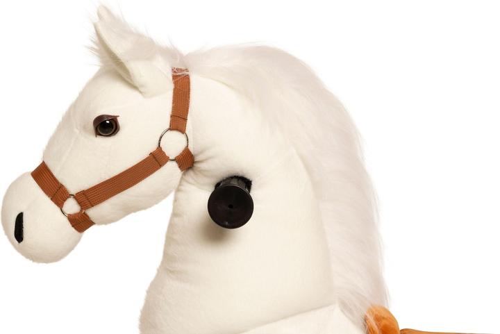 Produktbild Animal Riding Paard Snowy Wit Medium / Large - Rijdend paardenspeelgoed - Paardenspeelgoed - Zadelhoogte 67