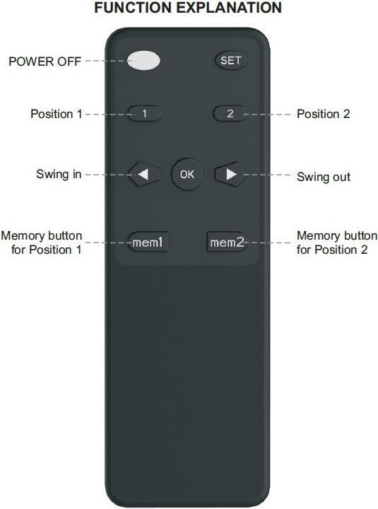 Actual product image Multibrackets Motorized wall mount (Wall, 55", 30 kg)