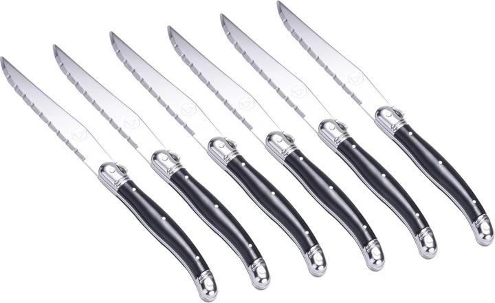 Immagine prodotto Laguiole Set di posate 24 pezzi della linea Black White (24 Pezzo/i, Set di posate)