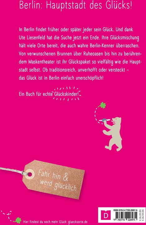 Actual product image Glücksorte in Berlin (German, Ute Liesenfeld, 2024)