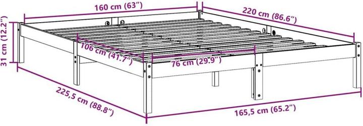 Actual product image VidaXL Gill (160 x 220 cm)