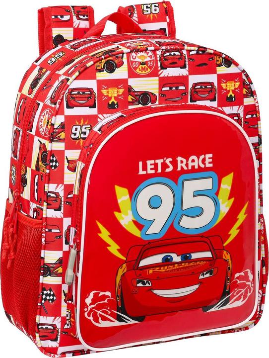 Immagine prodotto Cars Zaino scuola Let's race Red White (32 x 38 x 12 cm) (12 l)